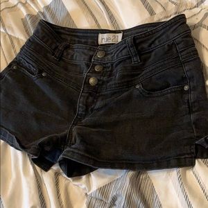 Black rue 21 high waisted shorts!! Size 5/6